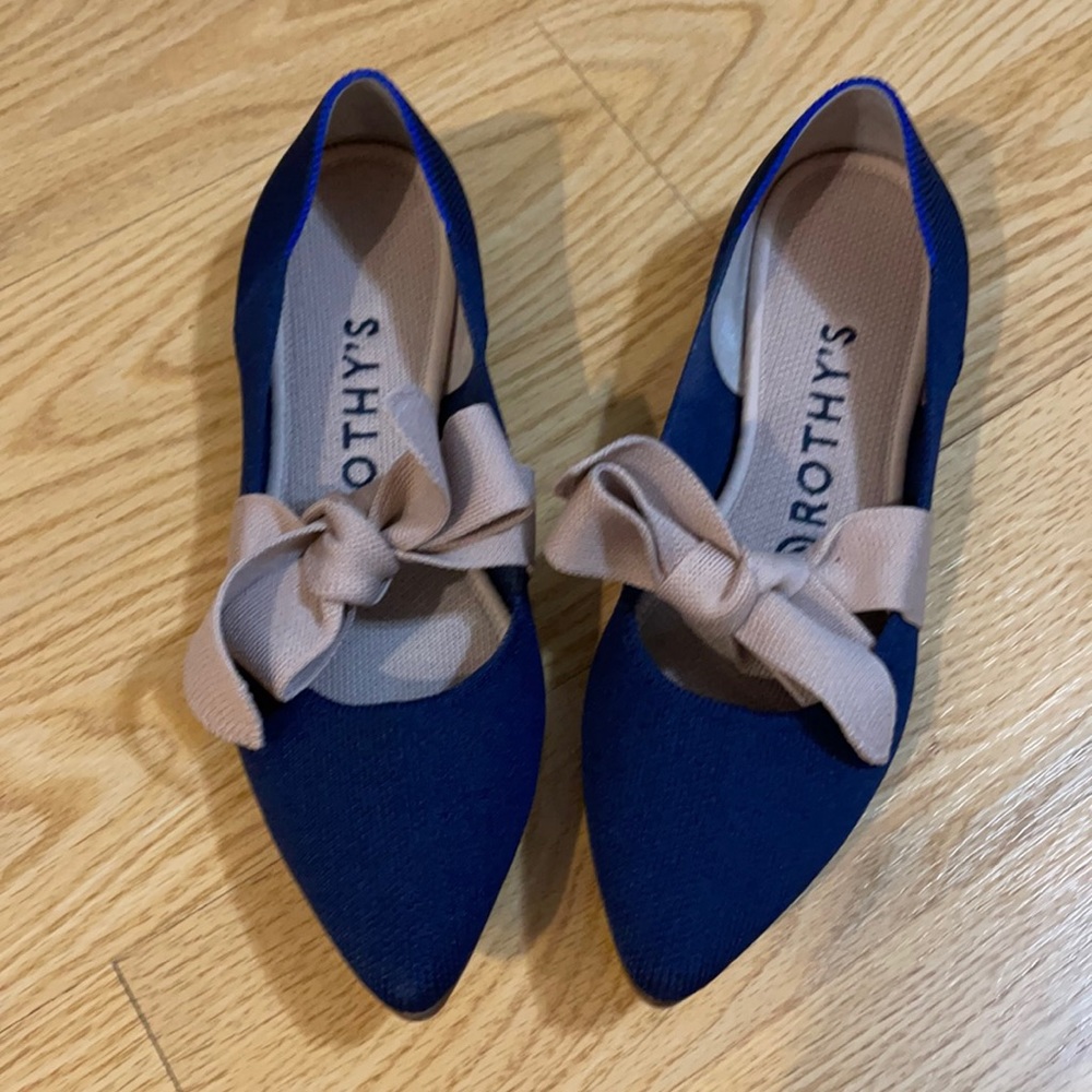 Rothy’s Mary Janes in blue size 6